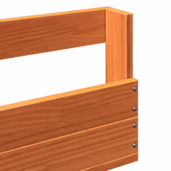 vidaXL Wall-mounted Shoe Racks Shoe Shelf 2 pcs Wax Brown Solid Wood Pine - Additional view 8