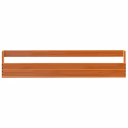vidaXL Wall-mounted Shoe Racks Shoe Shelf 2 pcs Wax Brown Solid Wood Pine - Additional view 5