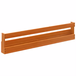 vidaXL Wall-mounted Shoe Racks Shoe Shelf 2 pcs Wax Brown Solid Wood Pine - Additional view 7