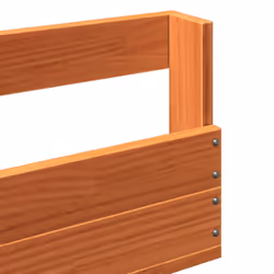 vidaXL Wall-mounted Shoe Racks Shoe Shelf 2 pcs Wax Brown Solid Wood Pine - Additional view 8