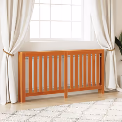 vidaXL Radiator Cover Wooden Heating Cover Radiator Cabinet Solid Wood Pine - 169 x 19 x 84 cm