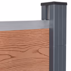 vidaXL Fence Panel Set Brown 180x186 cm WPC - Additional view 4