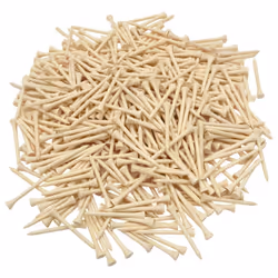 vidaXL Golf Tees Sustainable Durable Strong Tee Peg 1000 pcs 83 mm Bamboo - natural, 83 mm - Additional view 4