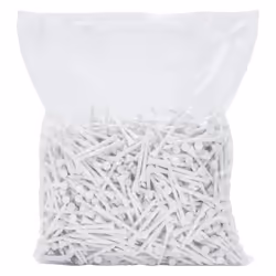 vidaXL Golf Tees Sustainable Durable Strong Tee Peg 1000 pcs 83 mm Bamboo - white, 83 mm