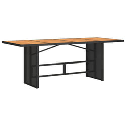 VidaXL 365600 outdoor table Black
