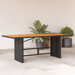 VidaXL 365600 outdoor table Black