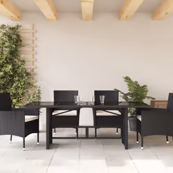 VidaXL 365602 outdoor table Black