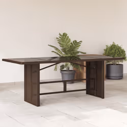 VidaXL 365603 outdoor table Brown