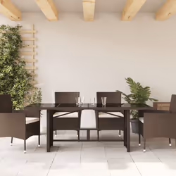 VidaXL 365603 outdoor table Brown