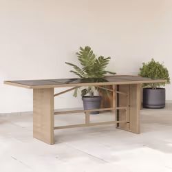 VidaXL 365605 outdoor table Beige