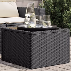 VidaXL 365969 outdoor table Black