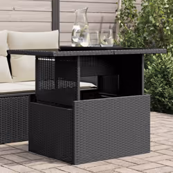 VidaXL 365970 outdoor table Black