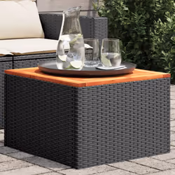 VidaXL 365975 outdoor table Black, Brown