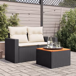 VidaXL 365975 outdoor table Black, Brown