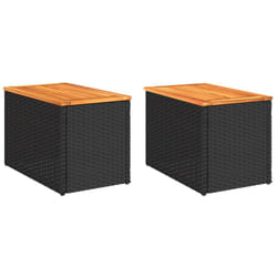 VidaXL 365980 outdoor table Black, Brown