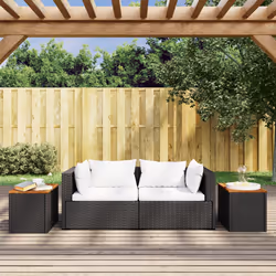 VidaXL 365980 outdoor table Black, Brown