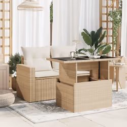 VidaXL 366059 outdoor table Beige