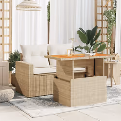 VidaXL 366065 outdoor table Beige