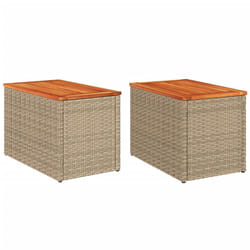 VidaXL 366069 outdoor table Beige, Brown
