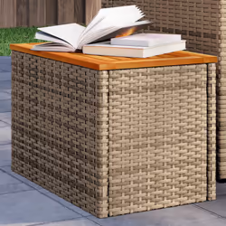 VidaXL 366069 outdoor table Beige, Brown
