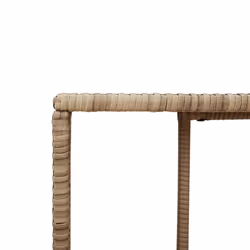 vidaXL Storage Shelves Storage Racks Display Shelves 2 pcs Beige Poly Rattan - Additional view 7