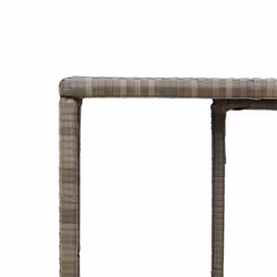 vidaXL Storage Shelves Storage Racks Display Shelves 2 pcs Grey Poly Rattan - Additional view 7