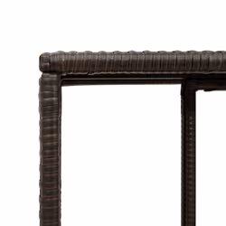 vidaXL Storage Shelves Storage Racks Display Shelves 2 pcs Brown Poly Rattan - Additional view 7