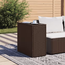 VidaXL 366214 outdoor table Black, Brown