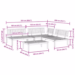 VidaXL 3209303 patio sofa - Additional view 8