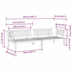 VidaXL 3209306 patio sofa - Additional view 5