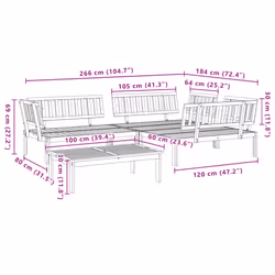 VidaXL 3209308 patio sofa - Additional view 7