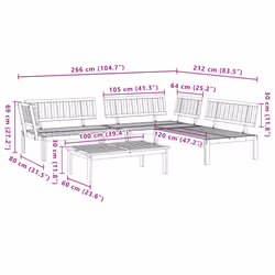 VidaXL 3209310 patio sofa - Additional view 8