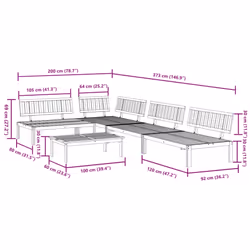 VidaXL 3209431 patio sofa - Additional view 8