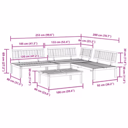 VidaXL 3209434 patio sofa - Additional view 8