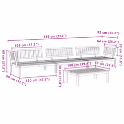 VidaXL 3209436 patio sofa - Additional view 8