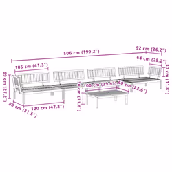 VidaXL 3209437 patio sofa - Additional view 8
