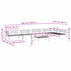 VidaXL 3209439 patio sofa - Additional view 8