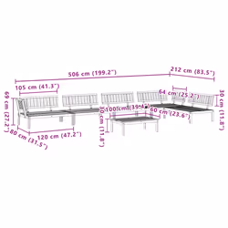 VidaXL 3209440 patio sofa - Additional view 8
