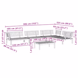 VidaXL 3209442 patio sofa - Additional view 8
