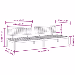 VidaXL 365847 patio sofa - Additional view 7