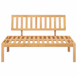 vidaXL Garden Table Outdoor Table Patio Side Coffee Table Solid Wood Acacia - light brown, middle sofa