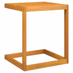vidaXL C Table Outdoor End Table C Shaped Laptop Side Table Solid Wood Acacia - Additional view 5