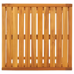 vidaXL C Table Outdoor End Table C Shaped Laptop Side Table Solid Wood Acacia - Additional view 6