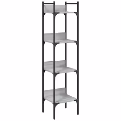 VidaXL 838851, Grey, Oak, Steel, Wood, 35 kg, 350 mm, 300 mm