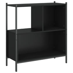 vidaXL Bookcase Bookshelf Storage Cabinet Shelving Unit Rack Engineered Wood - black