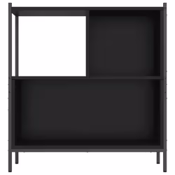 vidaXL Bookcase Bookshelf Storage Cabinet Shelving Unit Rack Engineered Wood - black - Additional view 4