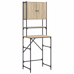 vidaXL Washing Machine Cabinet Laundry Room Cabinet Shelf Engineered Wood - sonoma oak