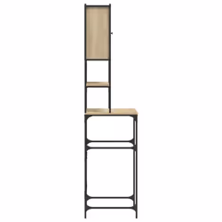 vidaXL Washing Machine Cabinet Laundry Room Cabinet Shelf Engineered Wood - sonoma oak - Additional view 8