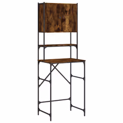 vidaXL Washing Machine Cabinet Laundry Room Cabinet Shelf Engineered Wood - smoked oak