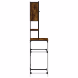 vidaXL Washing Machine Cabinet Laundry Room Cabinet Shelf Engineered Wood - smoked oak - Additional view 8